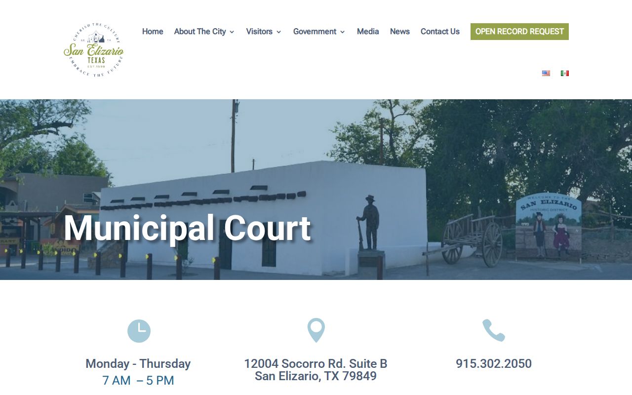 San Elizario warrant records, court amnesty dates and full-payment safe-harbor terms