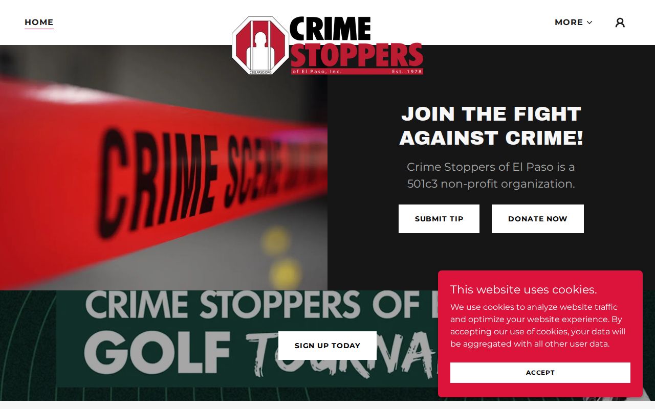 El Paso County most wanted program, official Crime Stoppers tip page